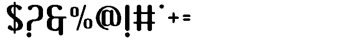 Eugod Guedilk Font OTHER CHARS