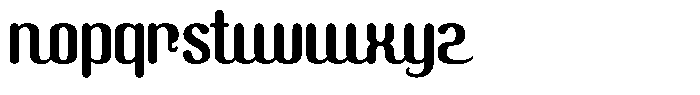 Eugod Guedilk Font LOWERCASE