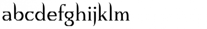Eulipia Regular Font LOWERCASE