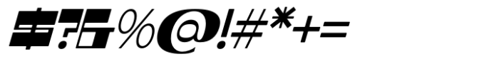 Eultra Slant Font OTHER CHARS
