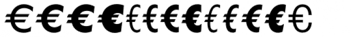 Euro Classic EF A Font LOWERCASE