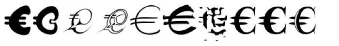 Euro Deco EF Two Font LOWERCASE