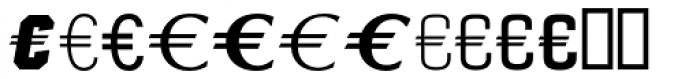 Euro Sans EF Four Font LOWERCASE