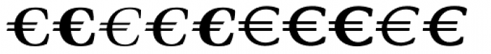 Euro Serif EF Eight Font UPPERCASE