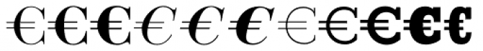 Euro Serif EF Eight Font LOWERCASE