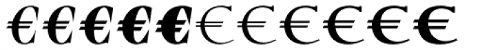 Euro Serif EF Five Font LOWERCASE