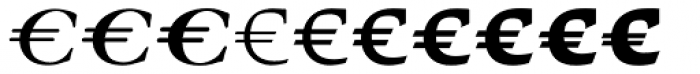 Euro Serif EF Four Font UPPERCASE
