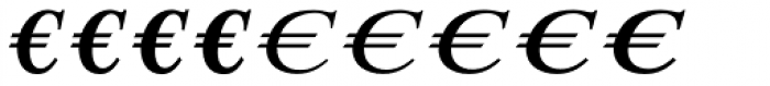 Euro Serif EF One Font UPPERCASE
