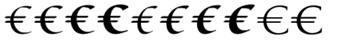 Euro Serif EF Six Font LOWERCASE
