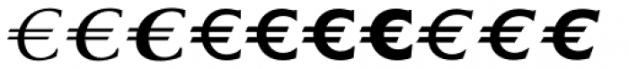 Euro Serif EF Six Font LOWERCASE