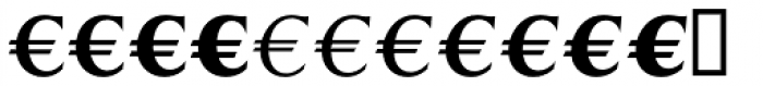 Euro Serif EF Three Font UPPERCASE