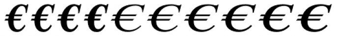 Euro Serif EF Two Font UPPERCASE