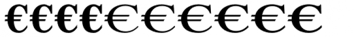 Euro Serif EF Two Font LOWERCASE