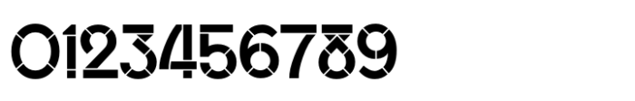 Euro Stencil JNL Regular Font OTHER CHARS