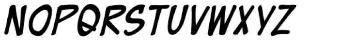 EuroComic Bold Italic Font LOWERCASE