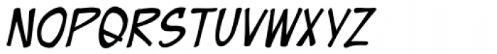 EuroComic Italic Font LOWERCASE