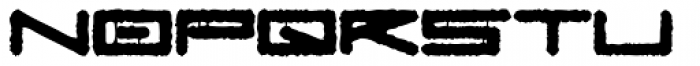 EuroMachina BT OverGreased Font LOWERCASE