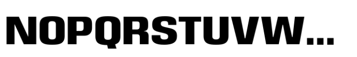 Eurocine Narrow Bold Font UPPERCASE