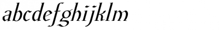 Euroika Italic Font LOWERCASE