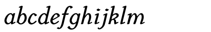 Euroika Kamp Medium Italic Font LOWERCASE