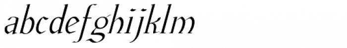 Euroika Light Italic Font LOWERCASE