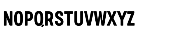 European Sans Pro Extra Condensed Bold Font UPPERCASE