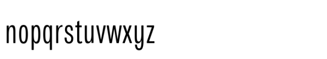 European Sans Pro Extra Condensed Light Font LOWERCASE
