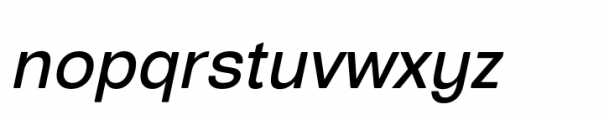 European Sans Pro Narrow Italic Font LOWERCASE
