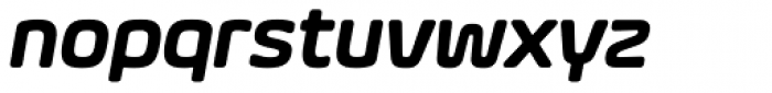 Eurosoft Semibold Italic Font LOWERCASE