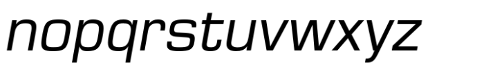 Eurostile LT Oblique Font LOWERCASE