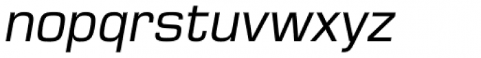 Eurostile LT Pro Oblique Font LOWERCASE