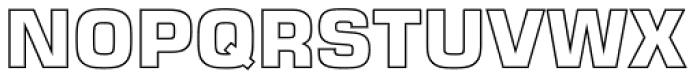 Eurostile LT Pro Outline Bold Font UPPERCASE