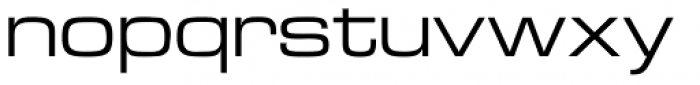 Eurostile MN Extended Font LOWERCASE