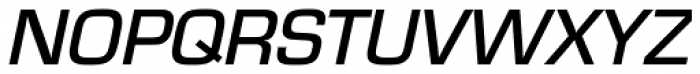 Eurostile Medium Italic Font UPPERCASE