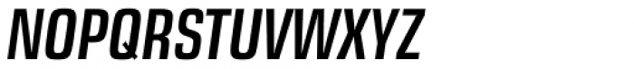 Eurostile Next Condensed Semi Bold Italic Font UPPERCASE