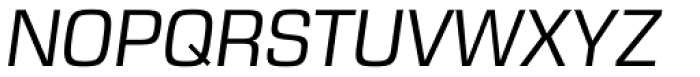Eurostile Next Italic Font UPPERCASE