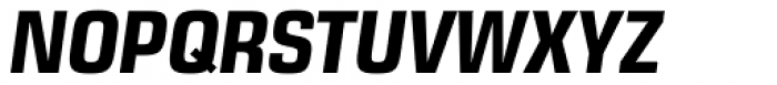 Eurostile Next Narrow Bold Italic Font UPPERCASE