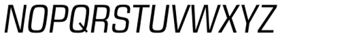 Eurostile Next Narrow Italic Font UPPERCASE