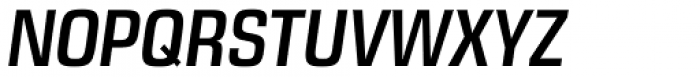 Eurostile Next Narrow Semi Bold Italic Font UPPERCASE