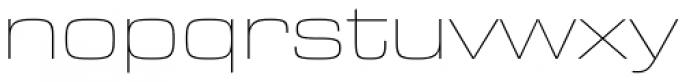 Eurostile Next Pro Extended UltraLight Font LOWERCASE