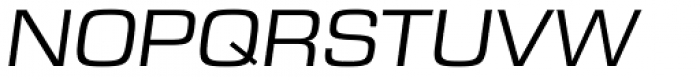Eurostile Next Pro Wide Italic Font UPPERCASE