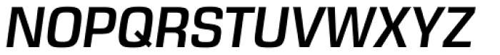 Eurostile Next Semi Bold Italic Font UPPERCASE