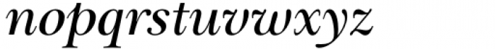 Eurotypo BKL Italic Font LOWERCASE