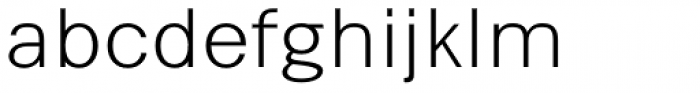 Eurotypo SII Ultra Light Font LOWERCASE