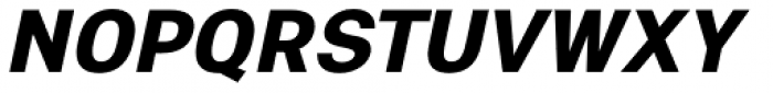 Eurotypo Sans Bold Italic Font UPPERCASE