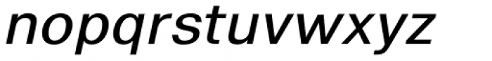 Eurotypo Sans Italic Font LOWERCASE