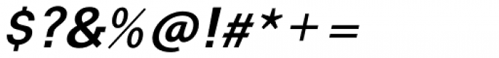 Eurotypo Sans Semi Bold Italic Font OTHER CHARS