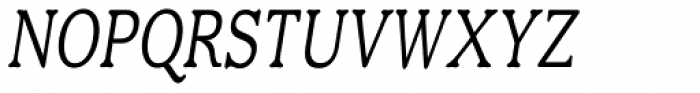 Eutheric Oblique Condensed Font UPPERCASE