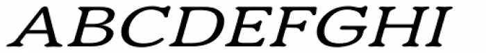 Eutheric Oblique Expanded Font UPPERCASE