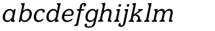 Eutheric Oblique Font LOWERCASE